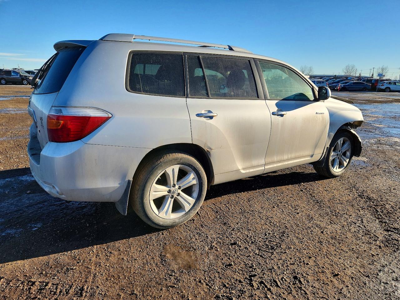 2008 Toyota Highlander Limited Silver vin: JTEES42A182075606