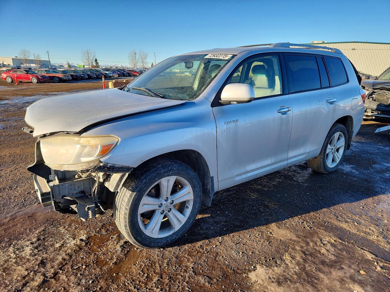 2008 Toyota Highlander Limited Silver vin: JTEES42A182075606