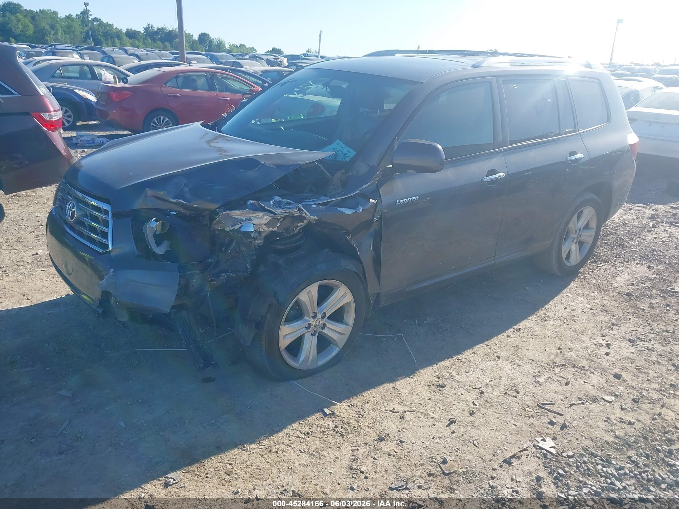 2008 Toyota Highlander Limited Green vin: JTEES42A182096911