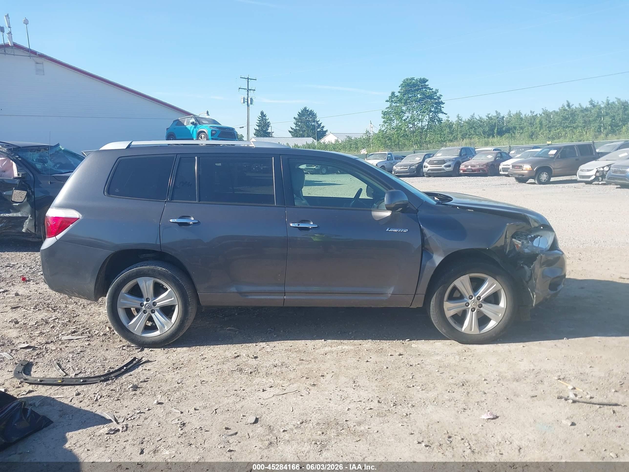 2008 Toyota Highlander Limited Green vin: JTEES42A182096911