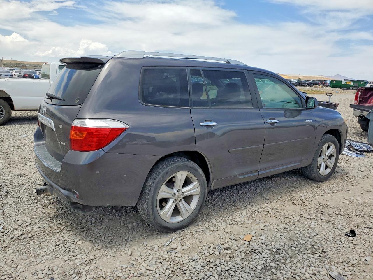 2008 Toyota Highlander Limited Charcoal vin: JTEES42A182107096