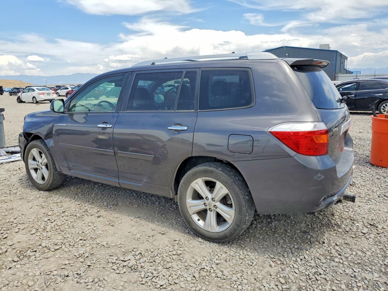 2008 Toyota Highlander Limited Charcoal vin: JTEES42A182107096