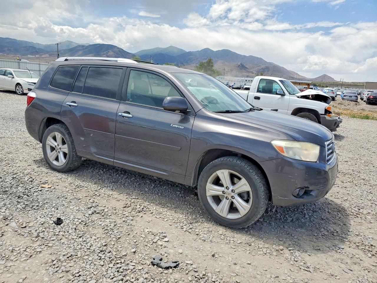 2008 Toyota Highlander Limited Charcoal vin: JTEES42A182107096
