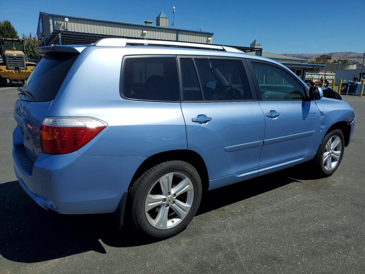 2009 Toyota Highlander Limited Blue vin: JTEES42A192114907