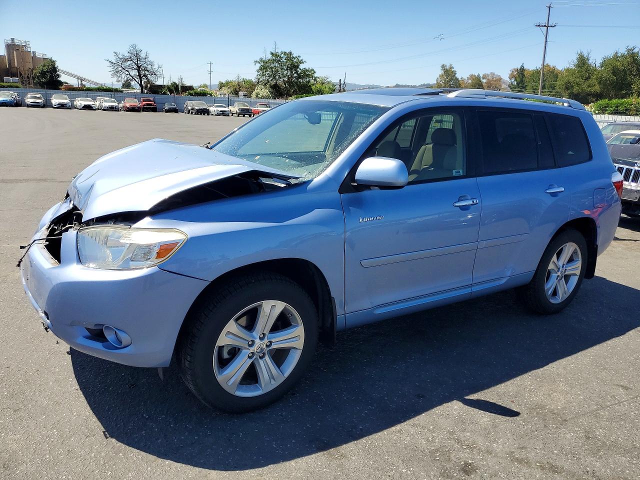 2009 Toyota Highlander Limited Blue vin: JTEES42A192114907