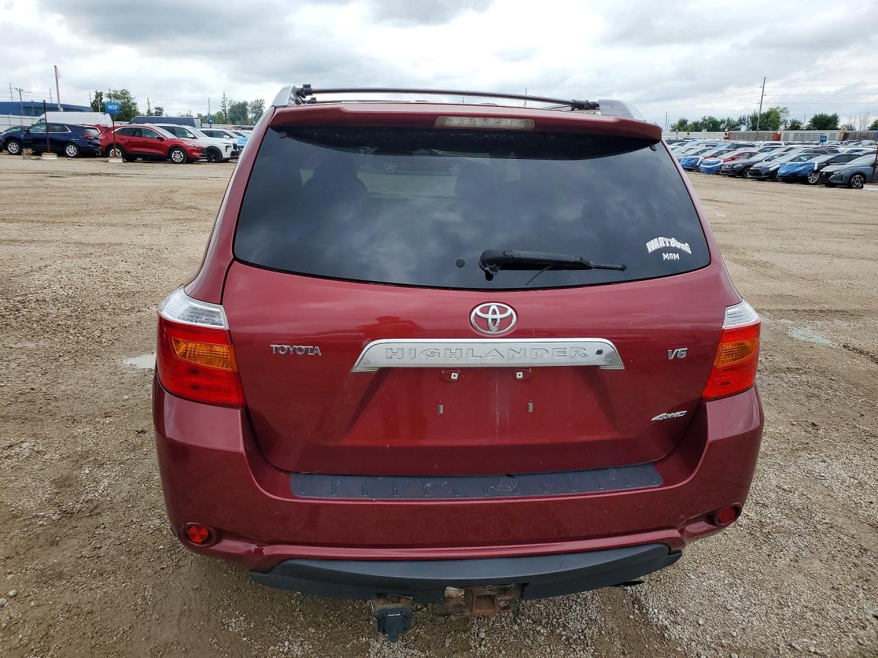 2008 Toyota Highlander Limited Red vin: JTEES42A282001966