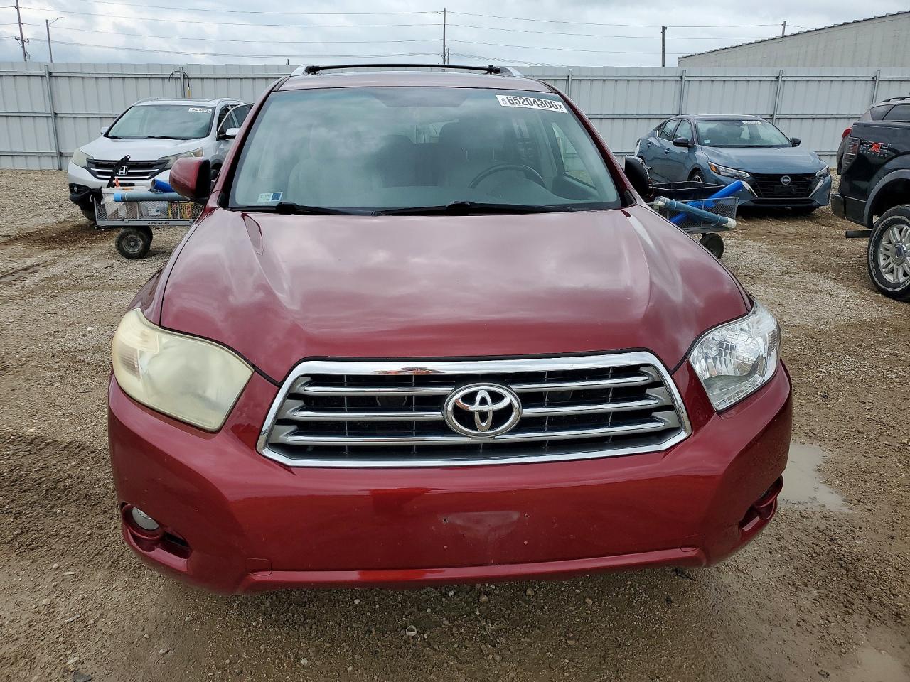 2008 Toyota Highlander Limited Red vin: JTEES42A282001966