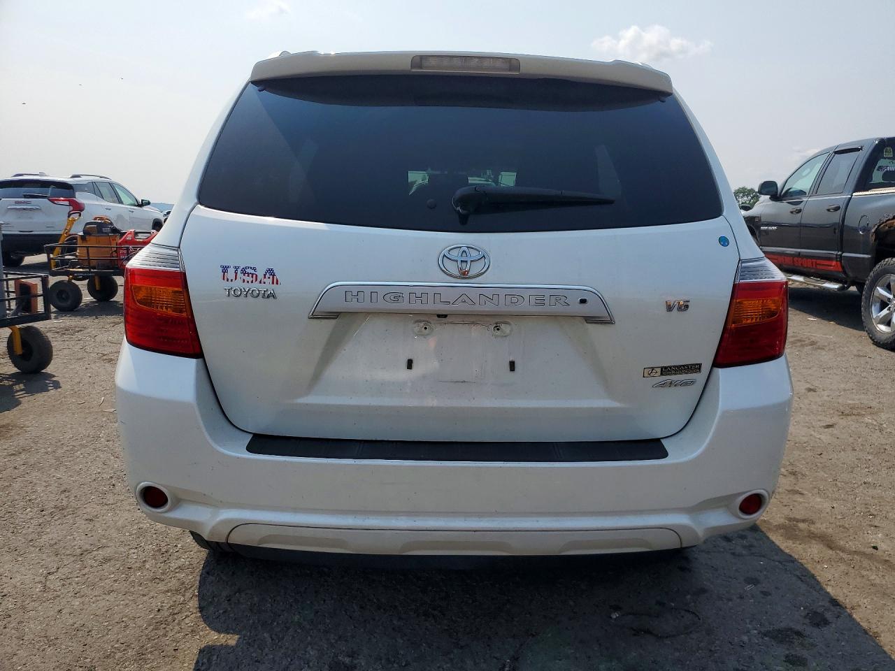 2008 Toyota Highlander Limited Белый vin: JTEES42A282017276