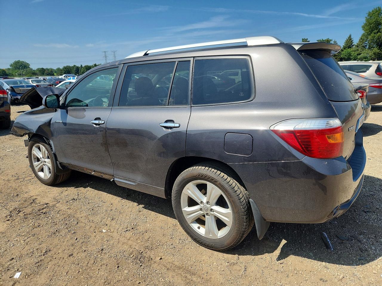 2009 Toyota Highlander Limited Серый vin: JTEES42A292120165