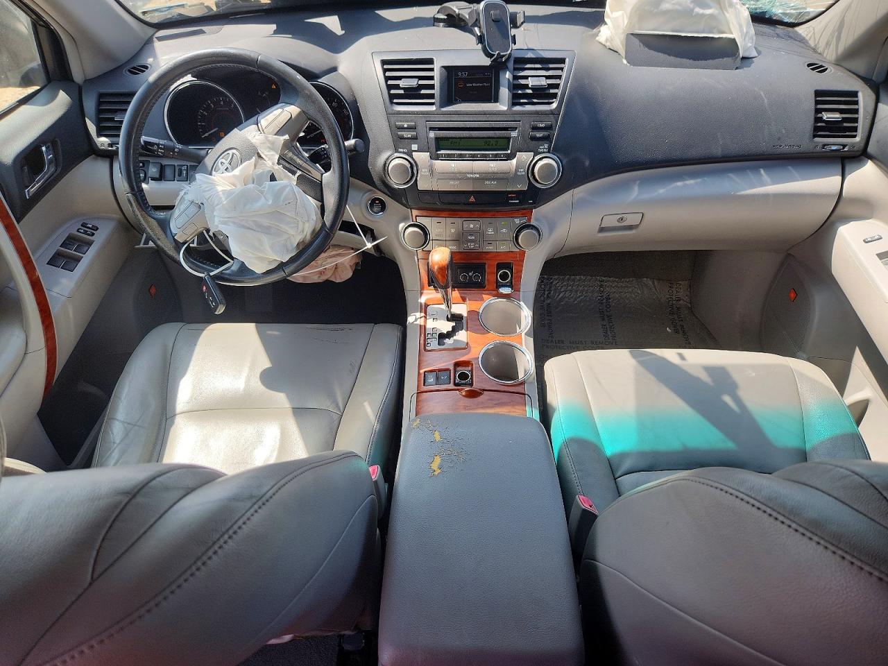 2009 Toyota Highlander Limited Серый vin: JTEES42A292120165