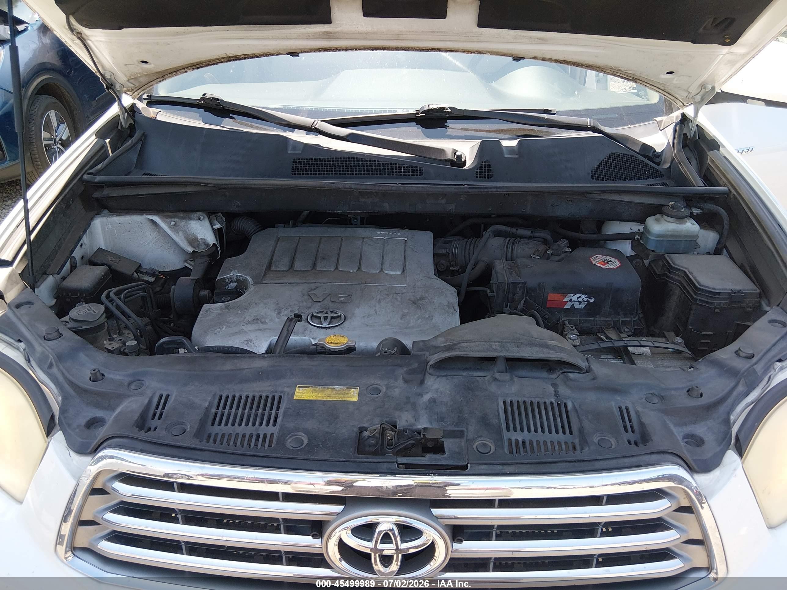 2009 Toyota Highlander Limited Белый vin: JTEES42A292123731