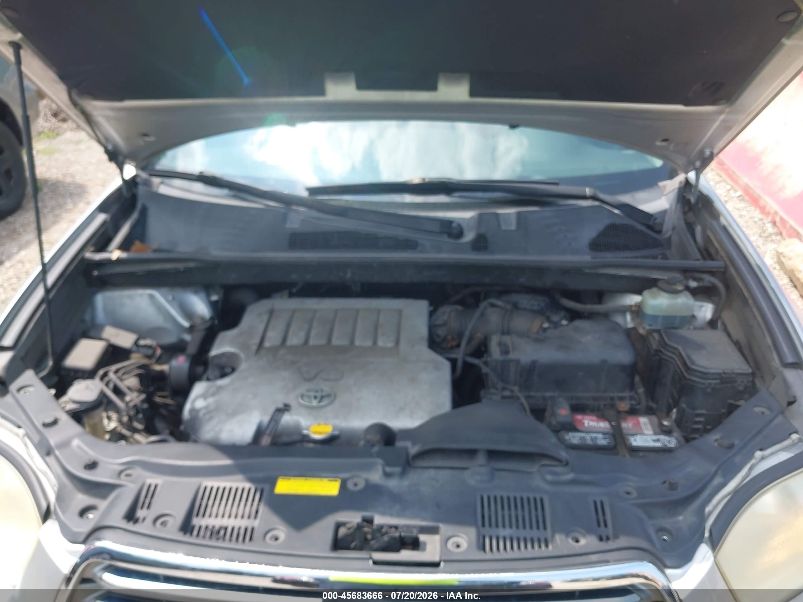 2009 Toyota Highlander Limited Silver vin: JTEES42A292137077
