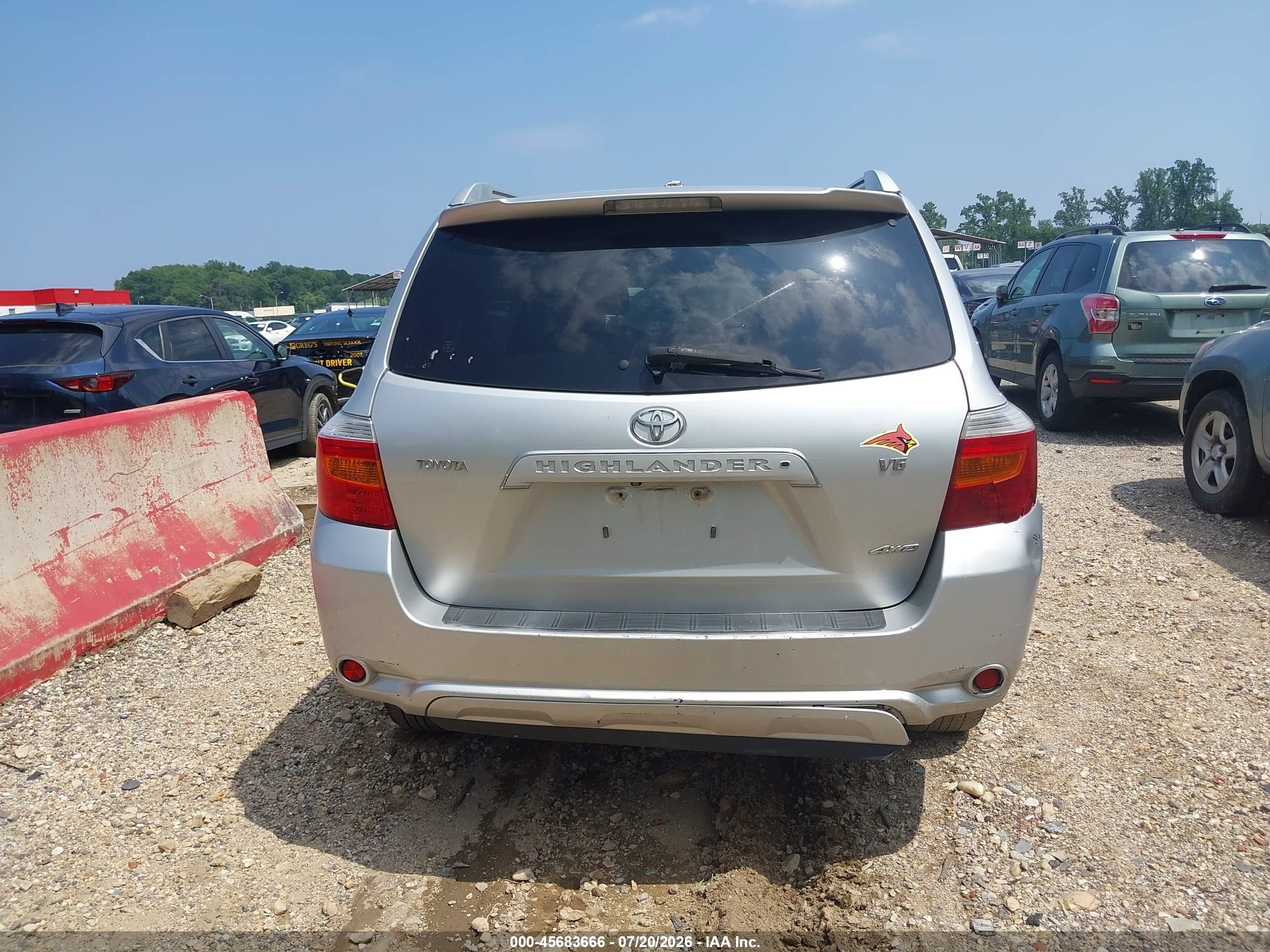 2009 Toyota Highlander Limited Silver vin: JTEES42A292137077