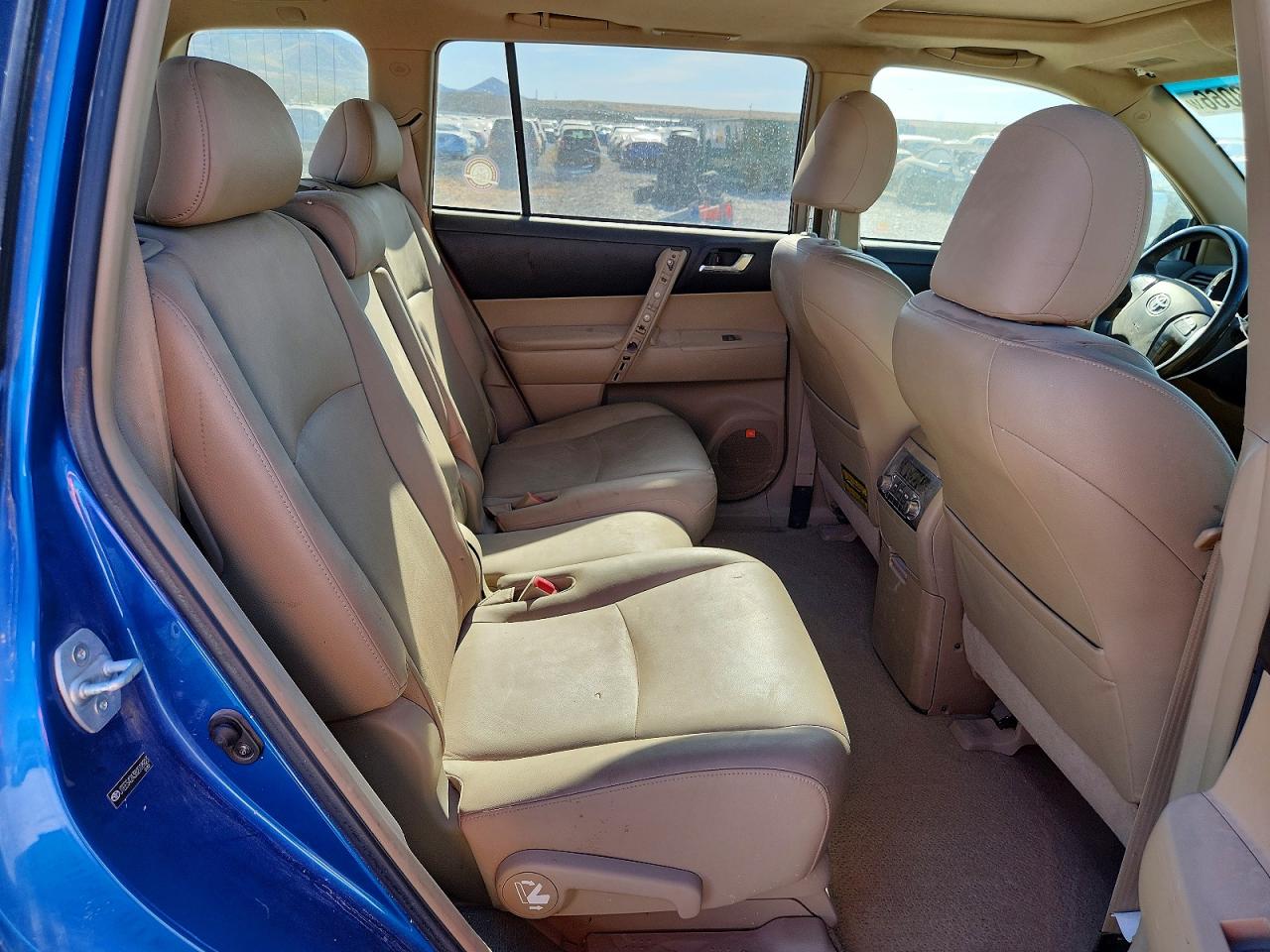 2008 Toyota Highlander Limited Blue vin: JTEES42A382018923