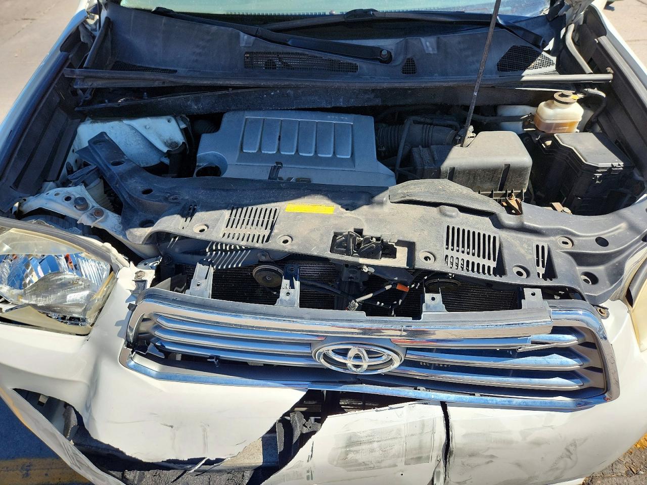 2008 Toyota Highlander Limited White vin: JTEES42A382104684