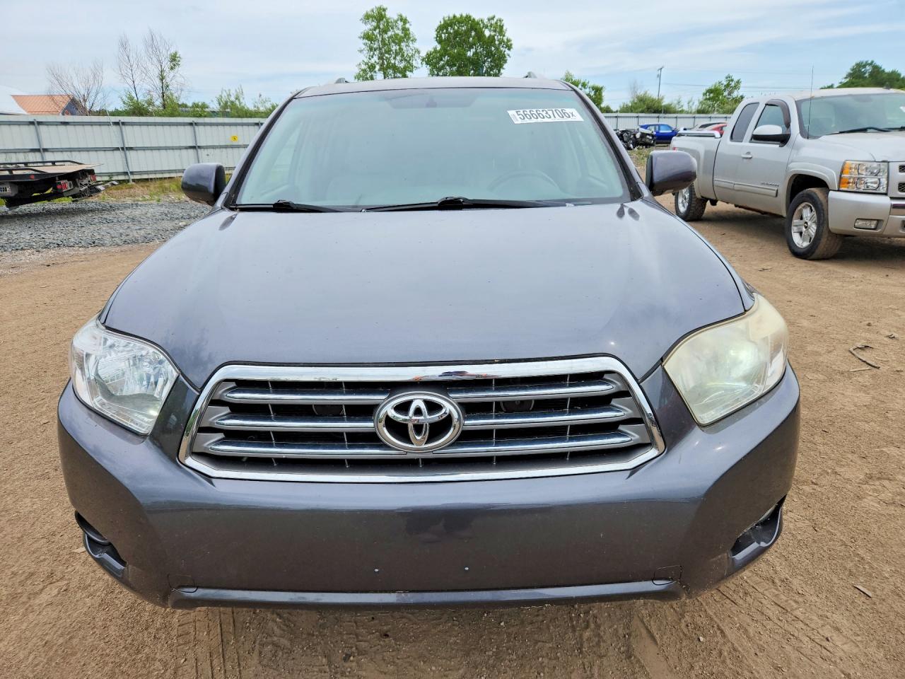 2008 Toyota Highlander Limited Charcoal vin: JTEES42A382105446