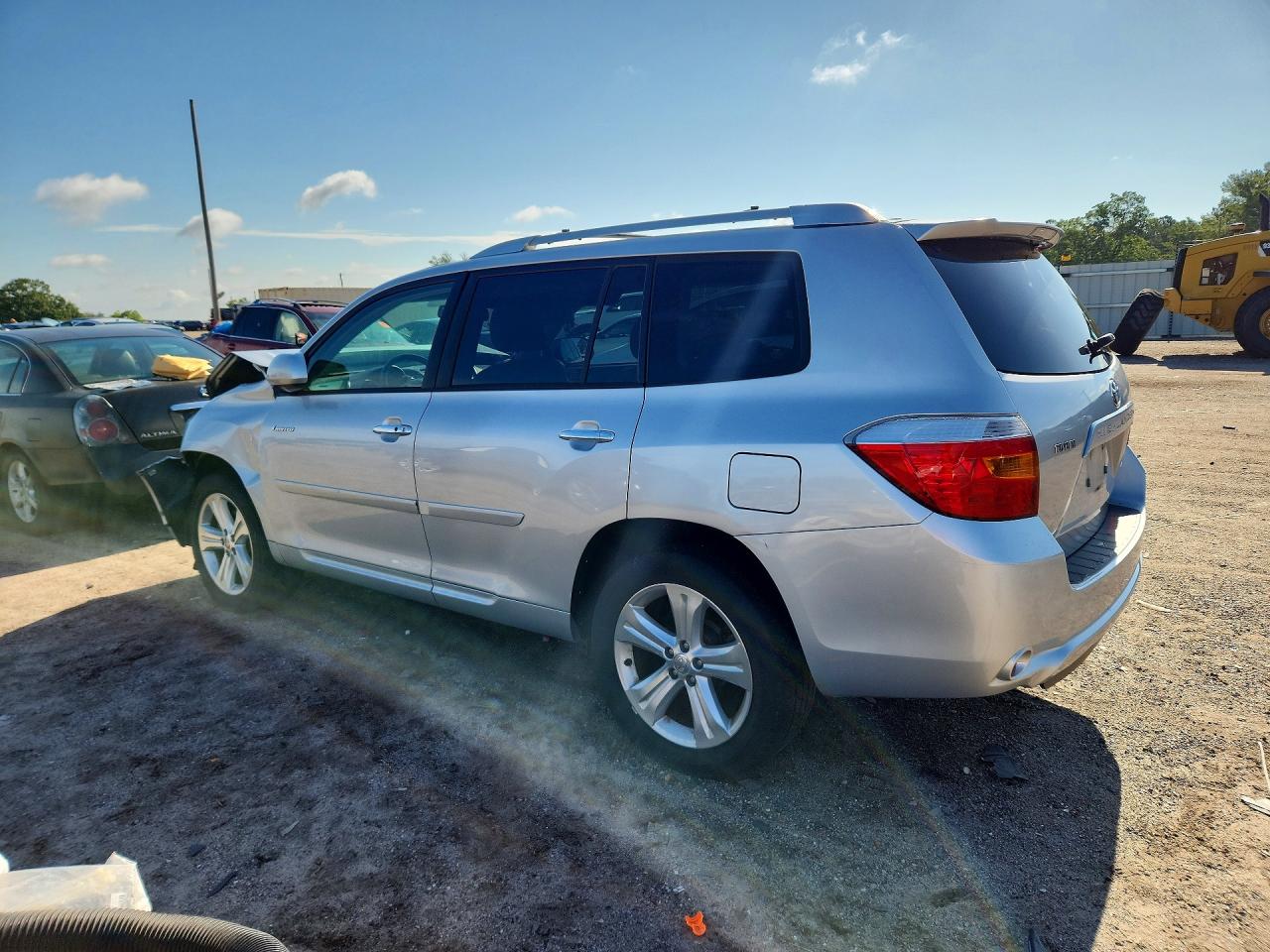 2009 Toyota Highlander Limited Silver vin: JTEES42A392119025