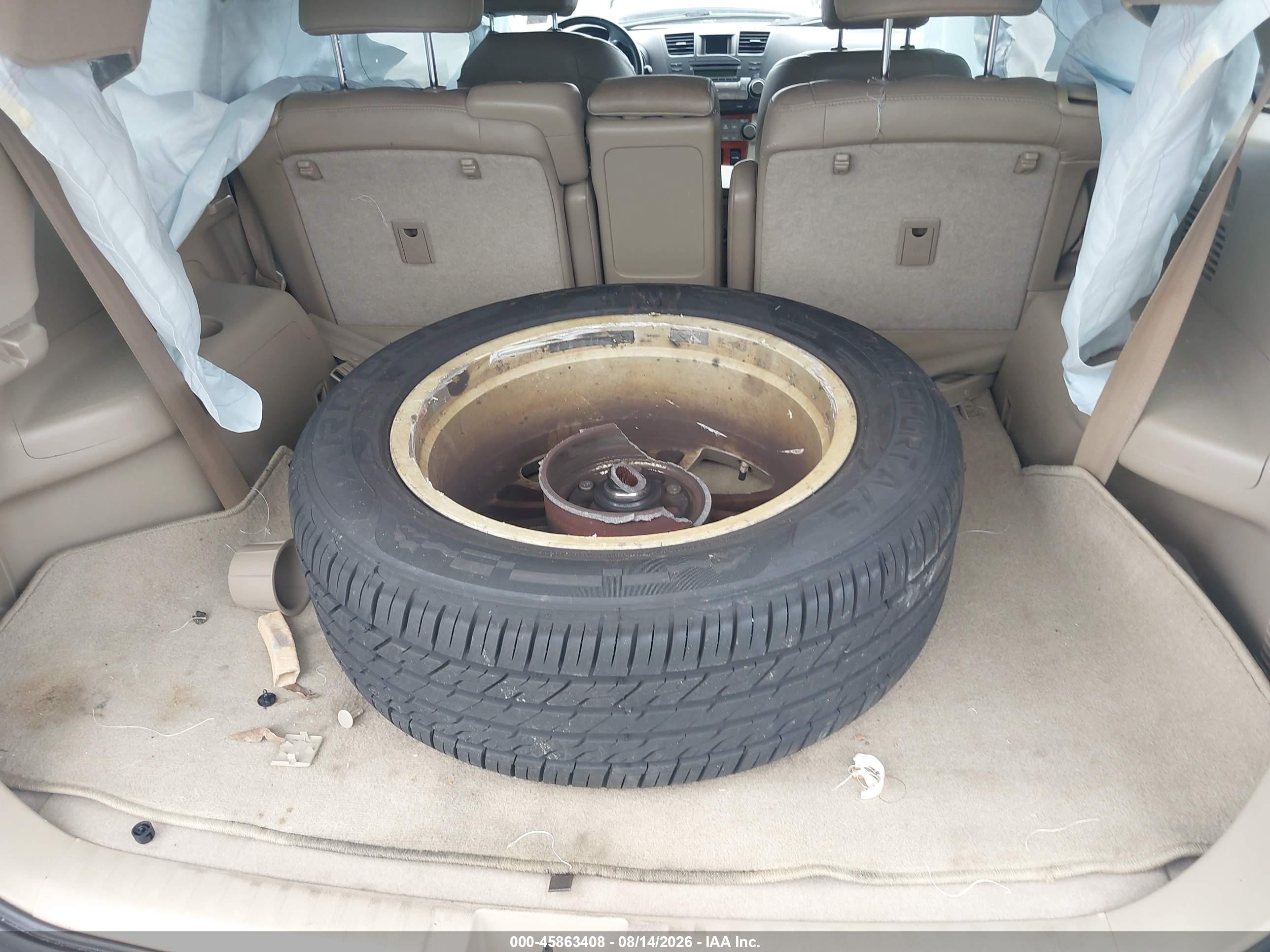 2009 Toyota Highlander Limited Белый vin: JTEES42A392120000