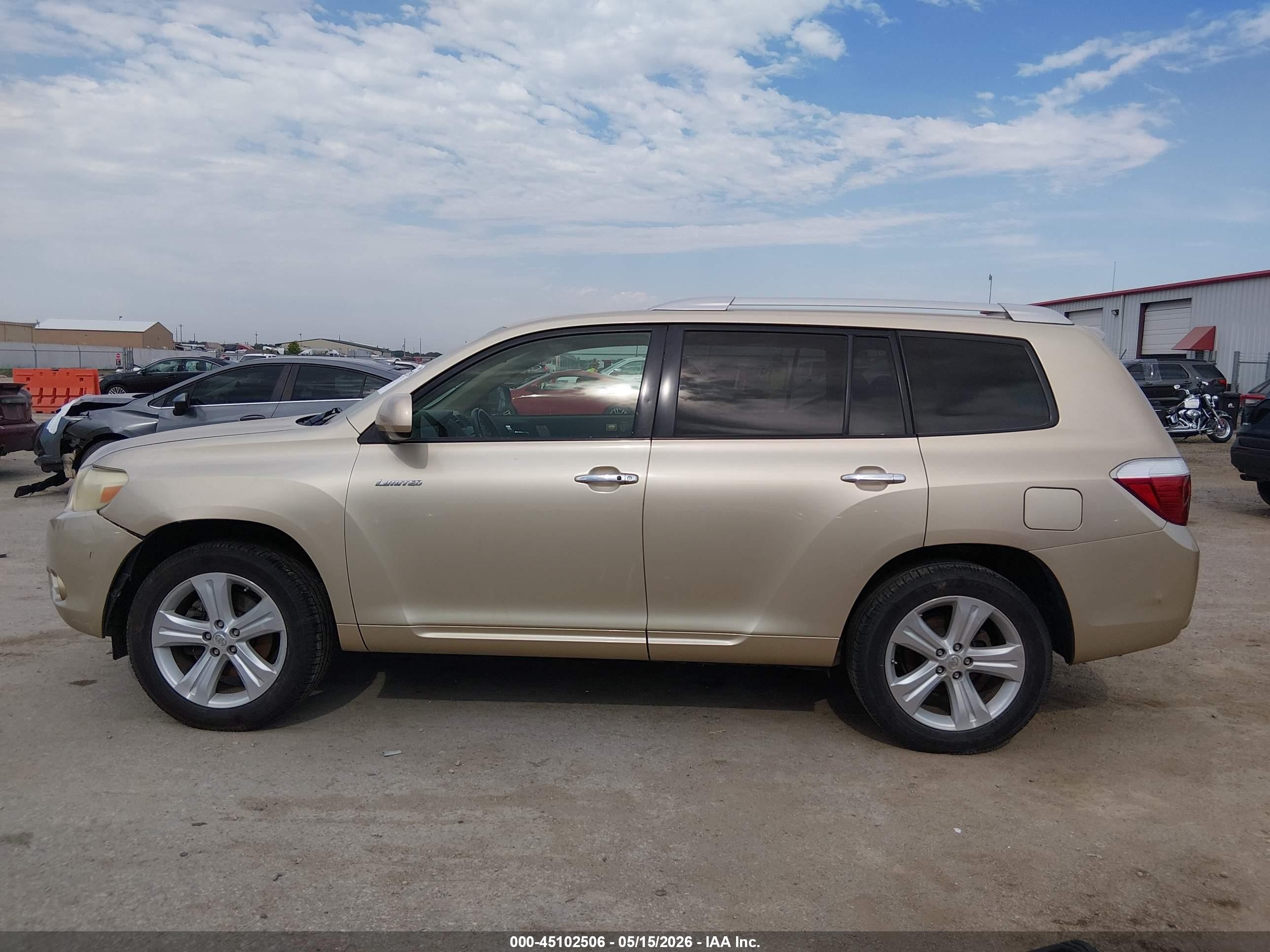 2009 Toyota Highlander Limited Champagne vin: JTEES42A392128811