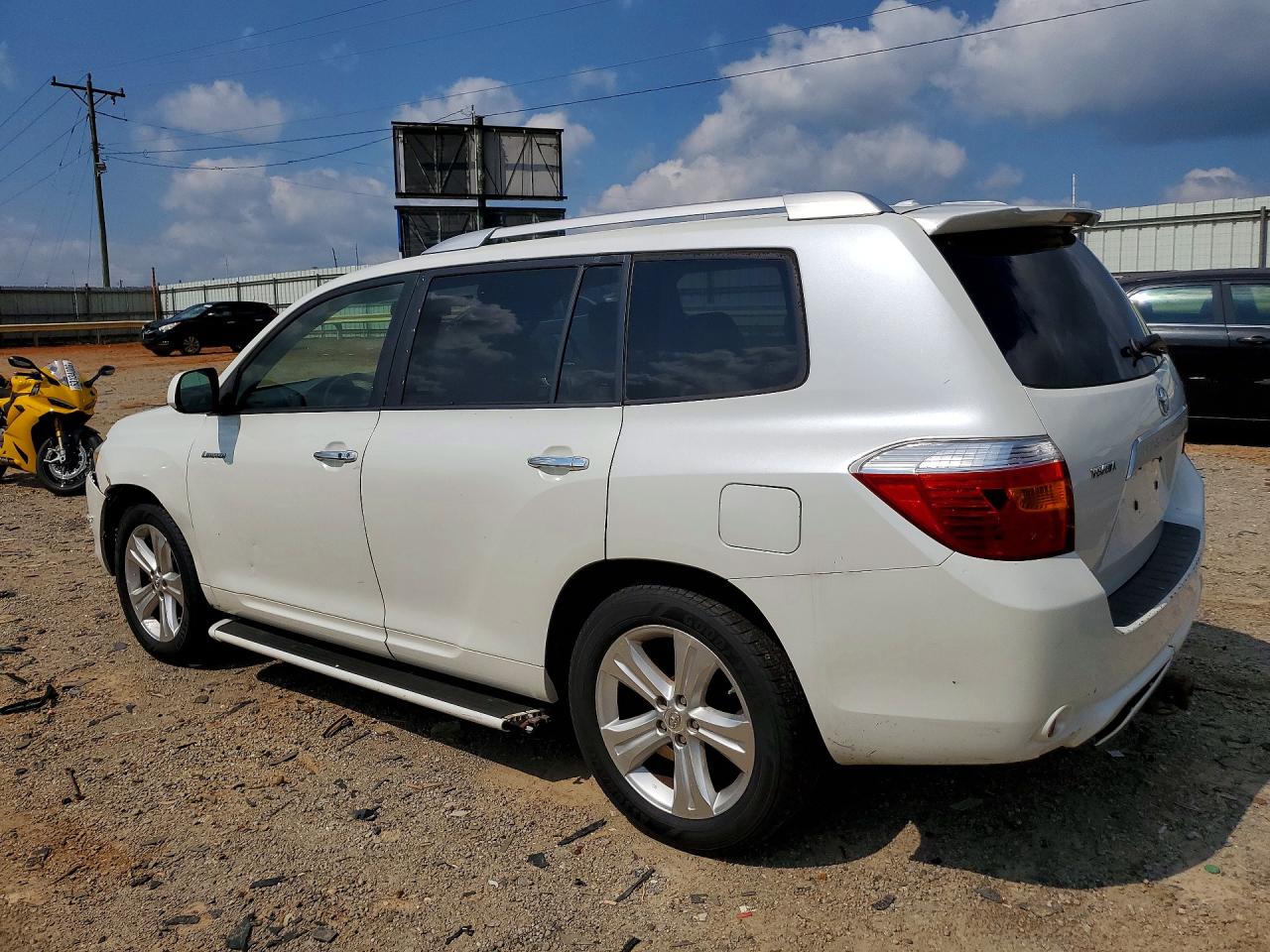 2009 Toyota Highlander Limited Белый vin: JTEES42A392136973