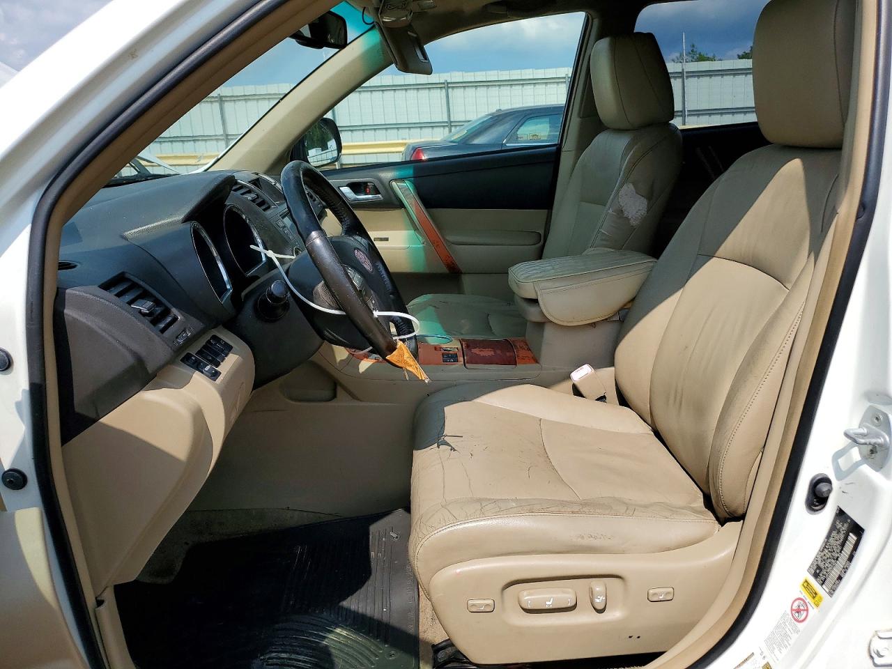 2009 Toyota Highlander Limited Белый vin: JTEES42A392136973