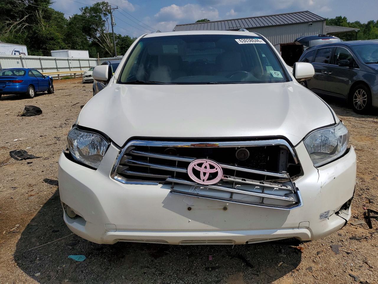 2009 Toyota Highlander Limited Белый vin: JTEES42A392136973