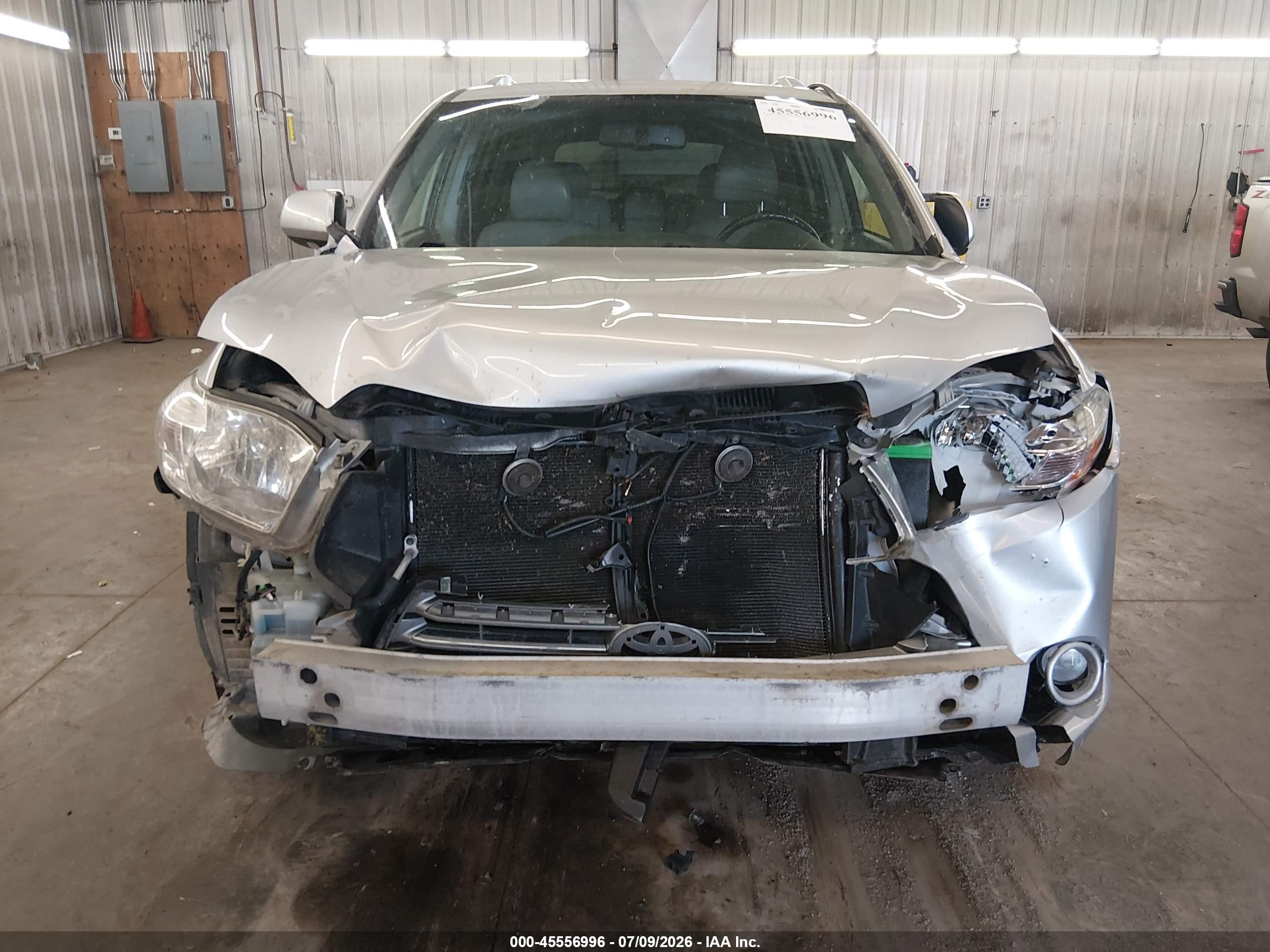 2008 Toyota Highlander Limited Silver vin: JTEES42A482044933