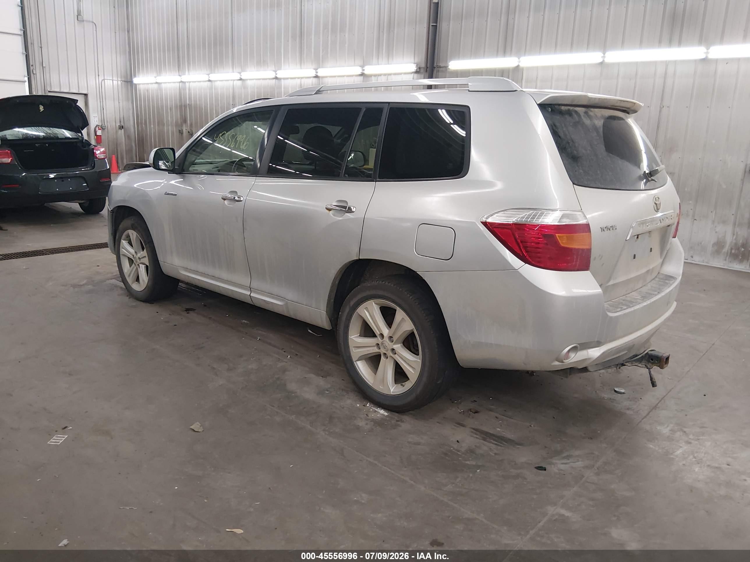 2008 Toyota Highlander Limited Silver vin: JTEES42A482044933