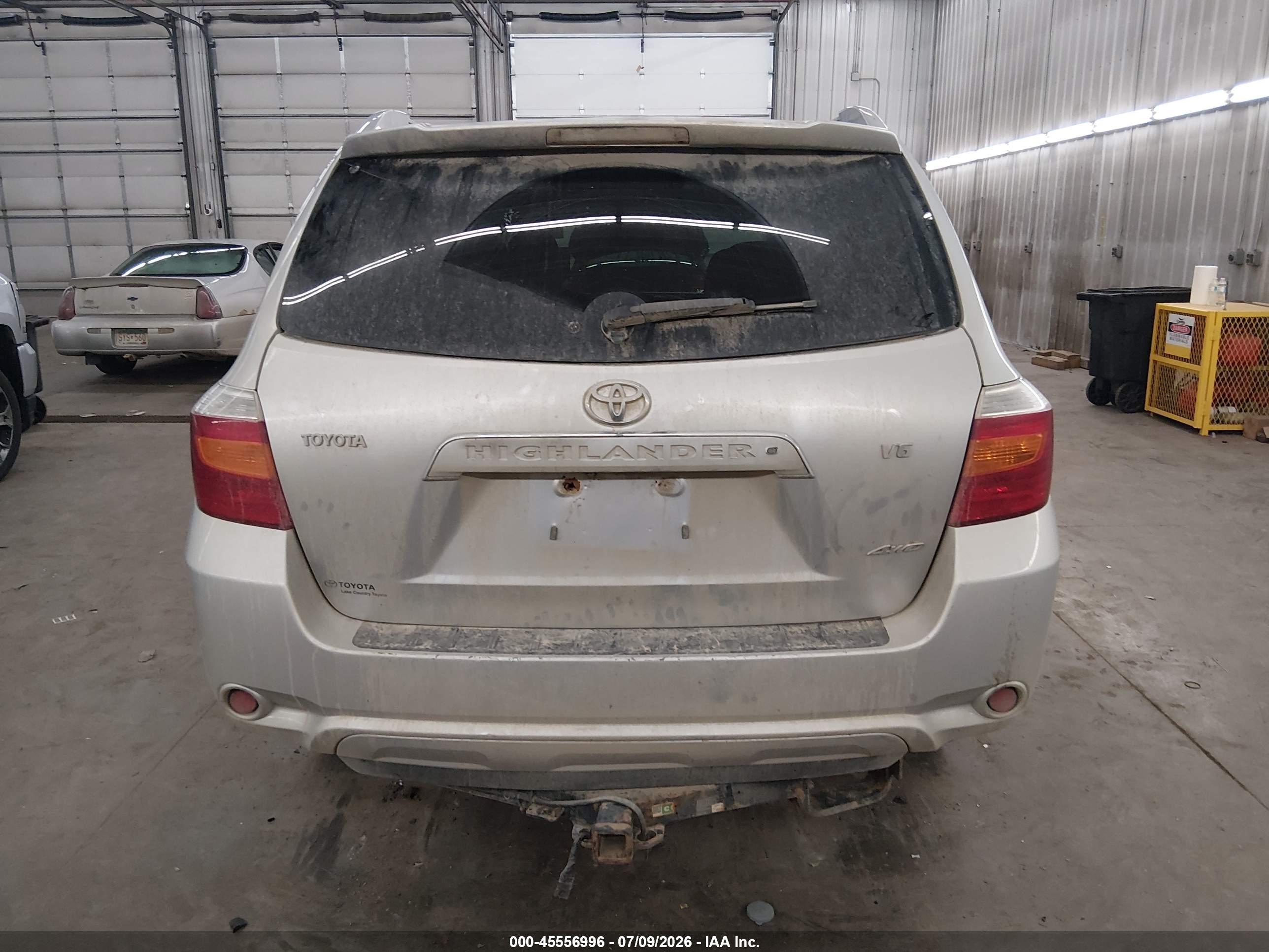 2008 Toyota Highlander Limited Silver vin: JTEES42A482044933
