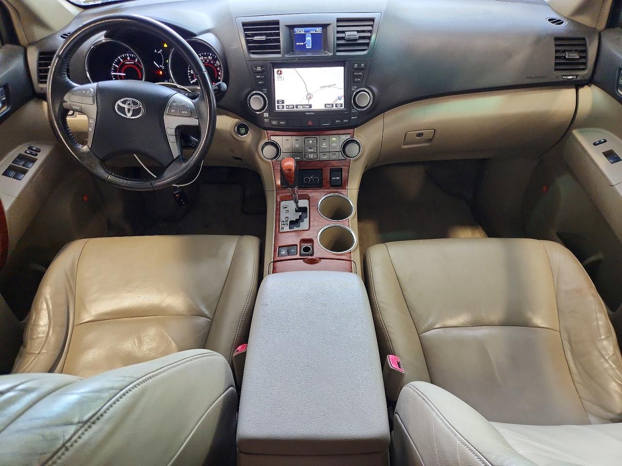 2008 Toyota Highlander Limited Tan vin: JTEES42A482079990