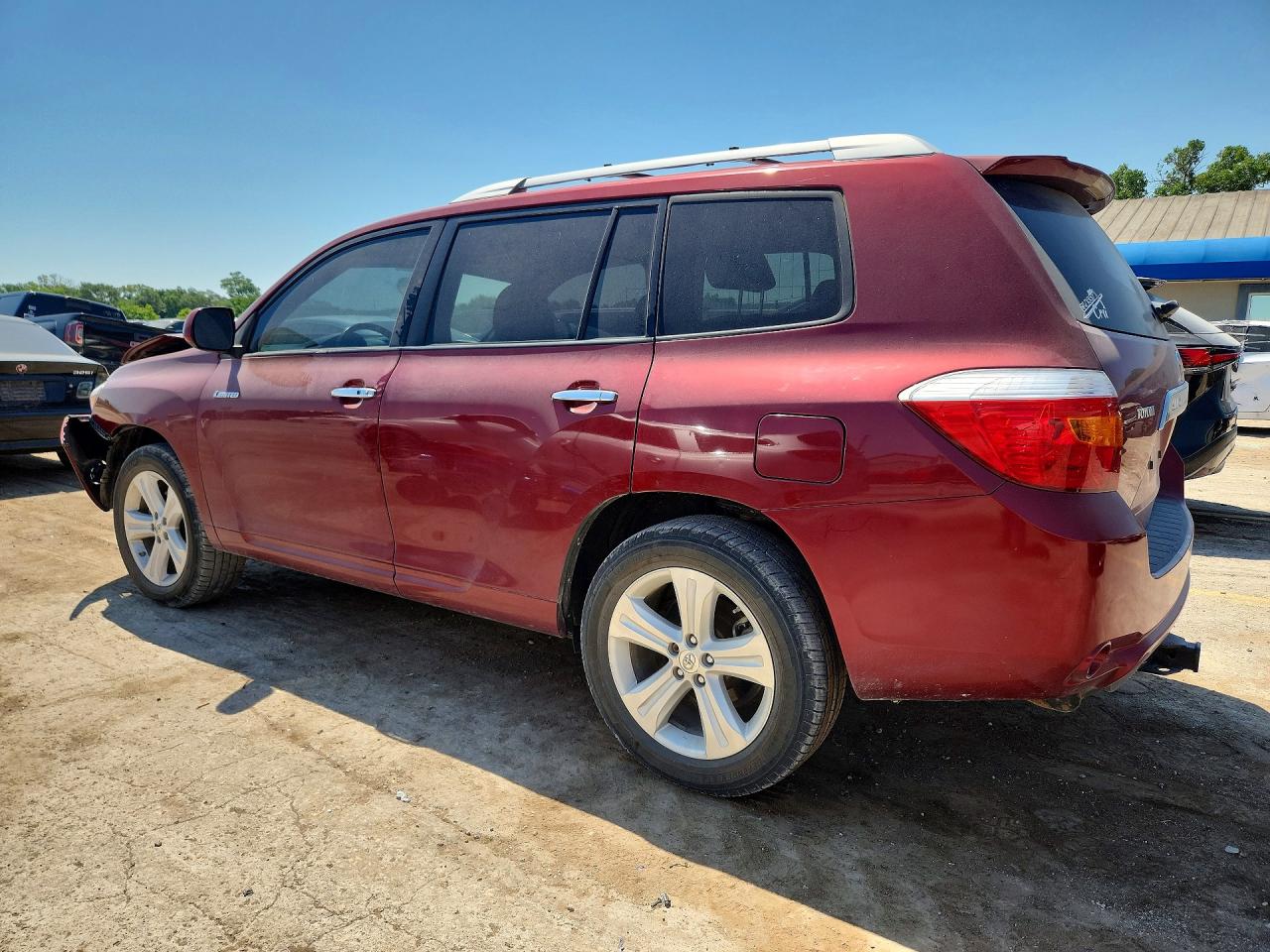 2008 Toyota Highlander Limited Red vin: JTEES42A482091394