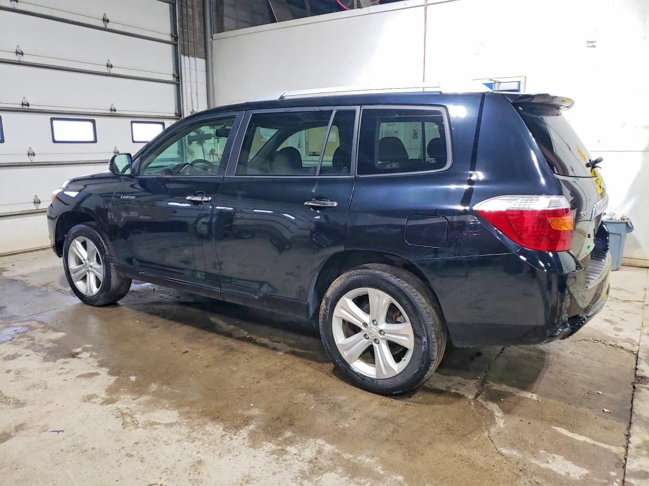2008 Toyota Highlander Limited Black vin: JTEES42A482096207