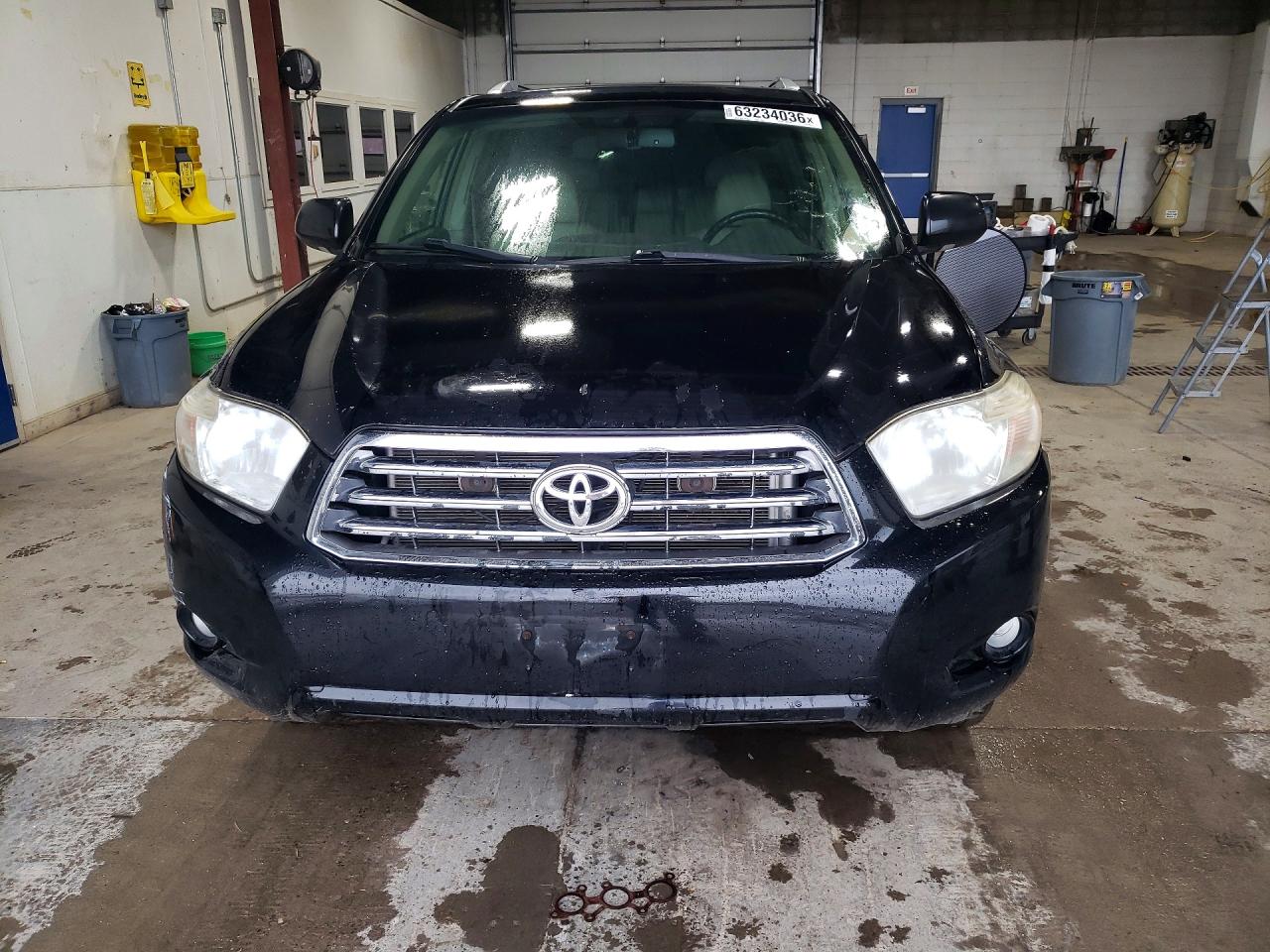 2008 Toyota Highlander Limited Black vin: JTEES42A482096207