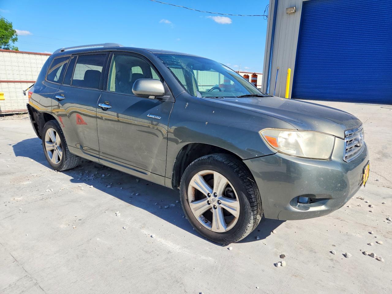 2008 Toyota Highlander Limited Серый vin: JTEES42A482096594