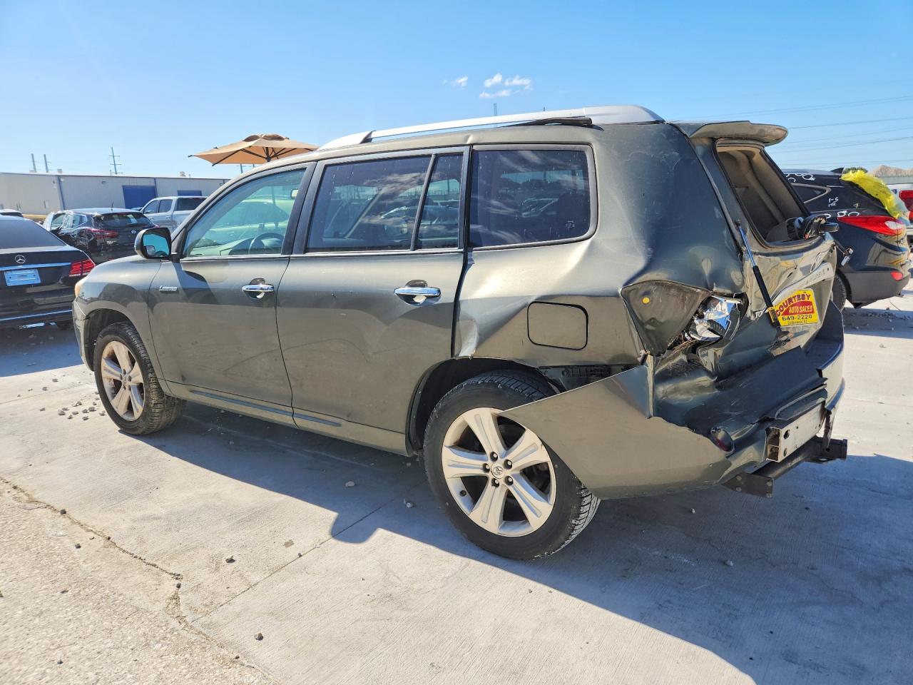 2008 Toyota Highlander Limited Серый vin: JTEES42A482096594