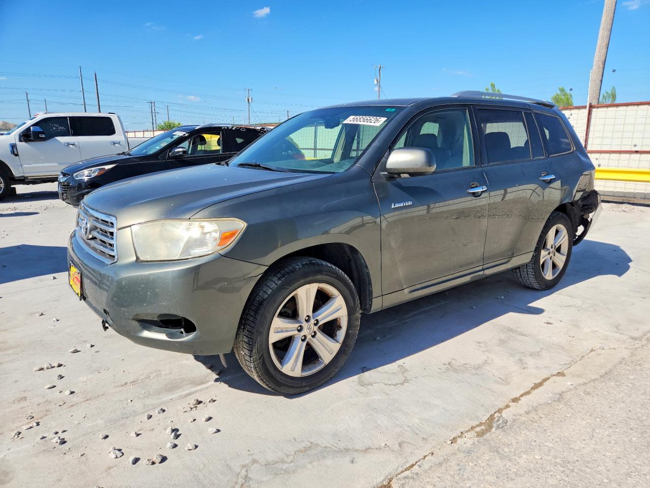 2008 Toyota Highlander Limited Серый vin: JTEES42A482096594