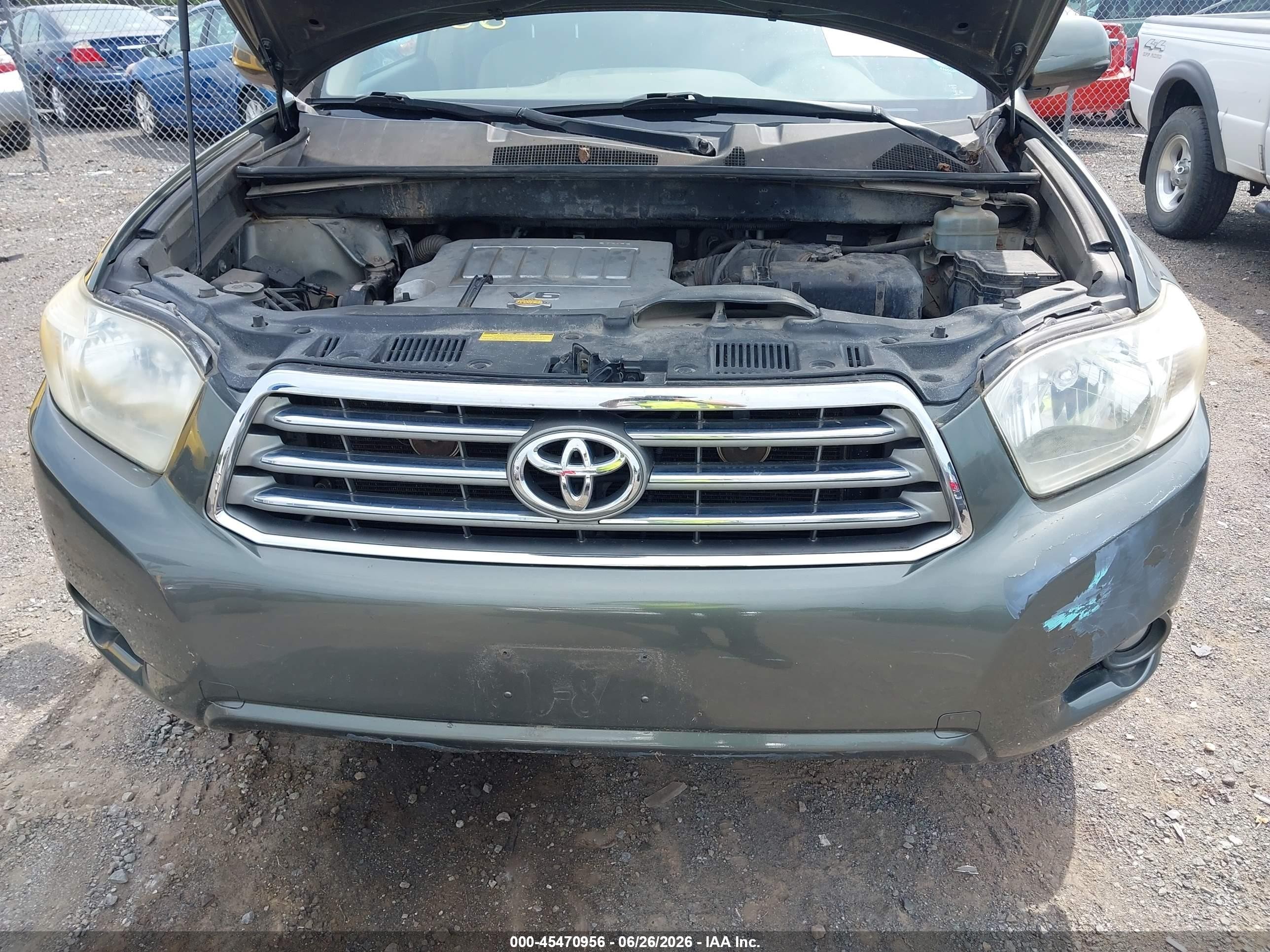 2008 Toyota Highlander Limited Gray vin: JTEES42A482102264