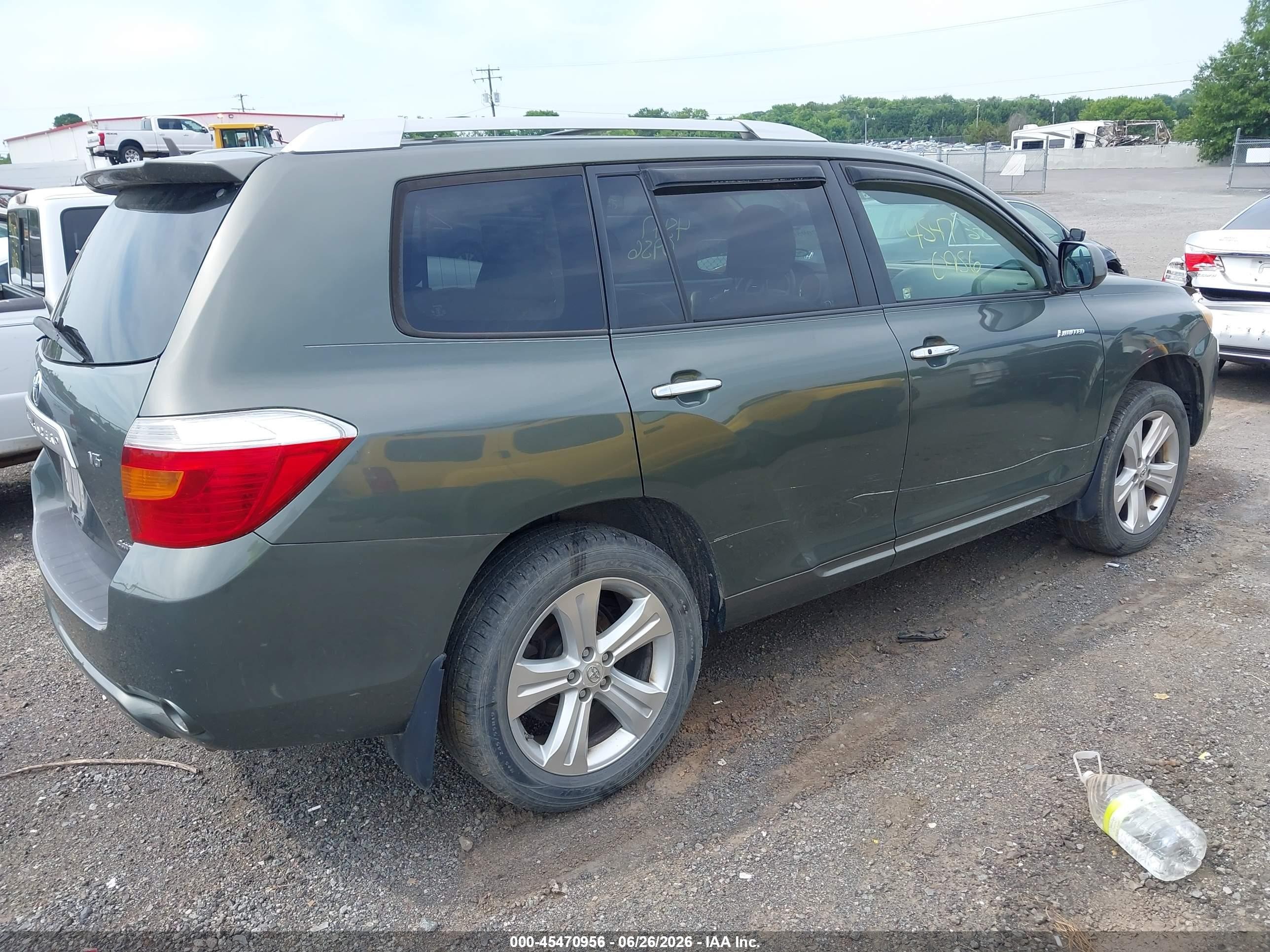 2008 Toyota Highlander Limited Gray vin: JTEES42A482102264