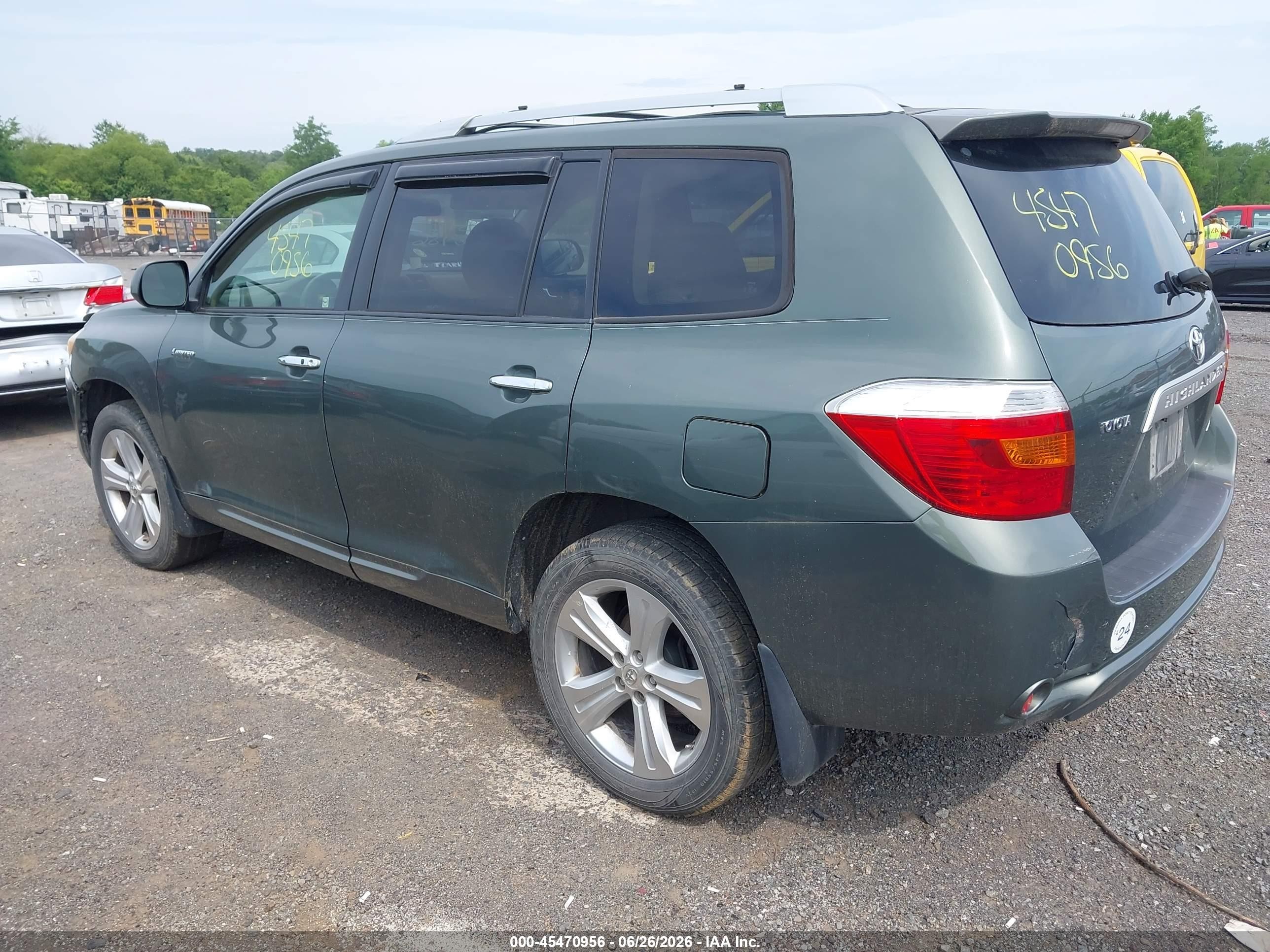 2008 Toyota Highlander Limited Gray vin: JTEES42A482102264