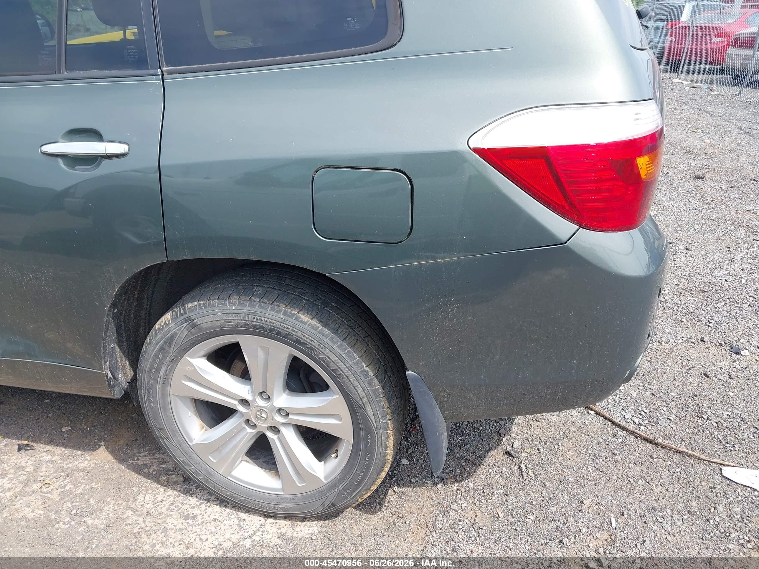 2008 Toyota Highlander Limited Gray vin: JTEES42A482102264