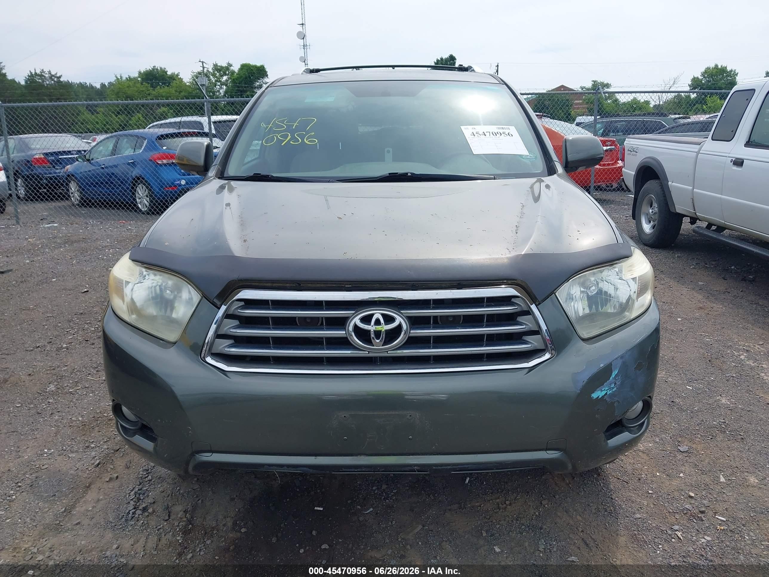 2008 Toyota Highlander Limited Gray vin: JTEES42A482102264