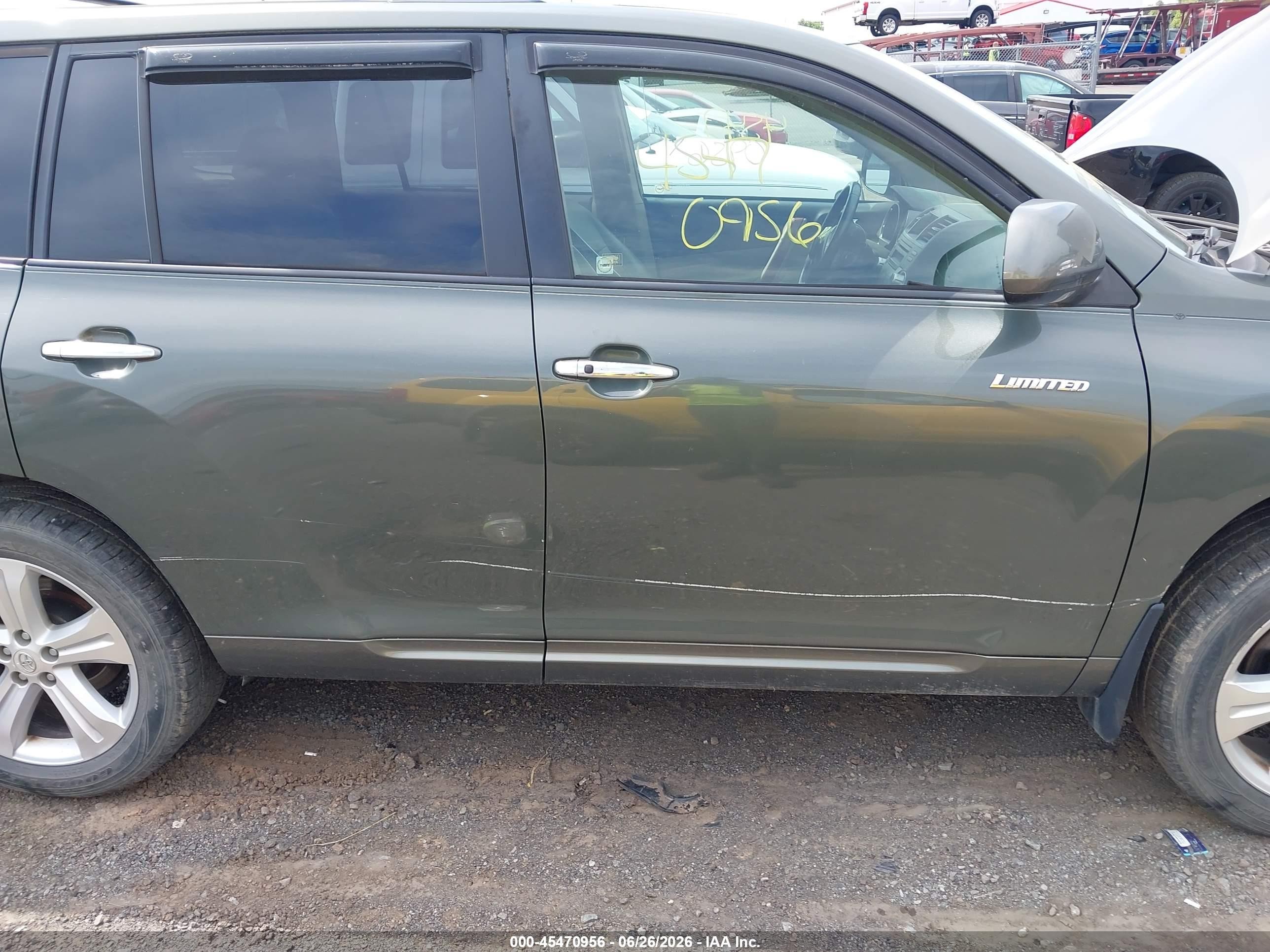 2008 Toyota Highlander Limited Gray vin: JTEES42A482102264