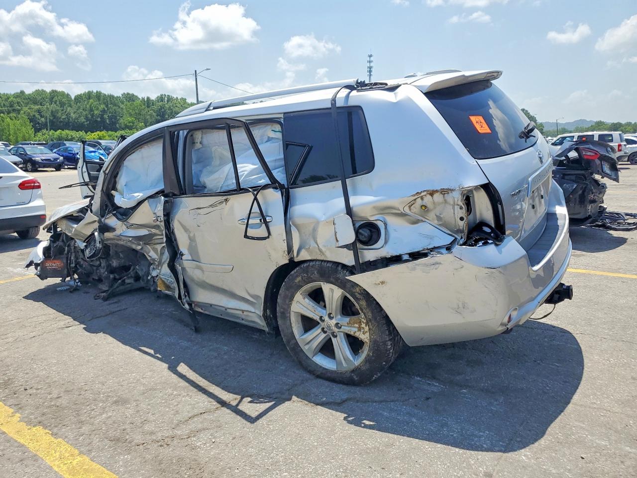 2009 Toyota Highlander Limited Silver vin: JTEES42A492115467