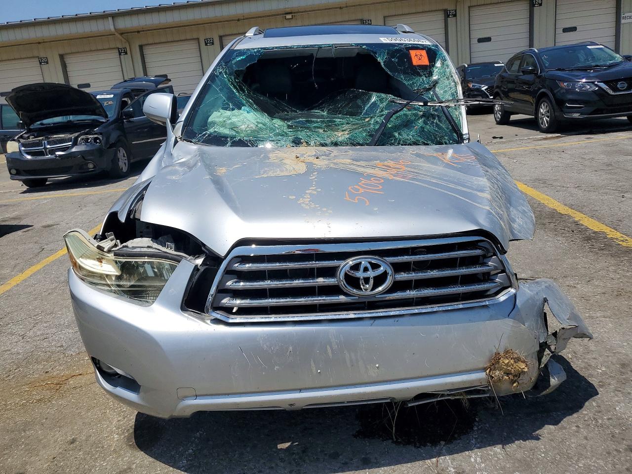 2009 Toyota Highlander Limited Silver vin: JTEES42A492115467