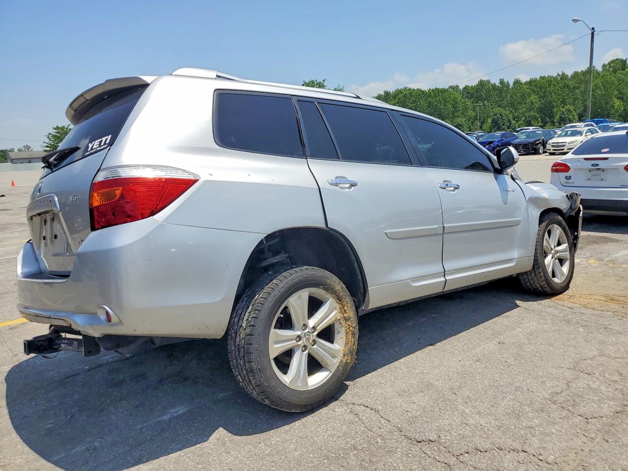 2009 Toyota Highlander Limited Silver vin: JTEES42A492115467