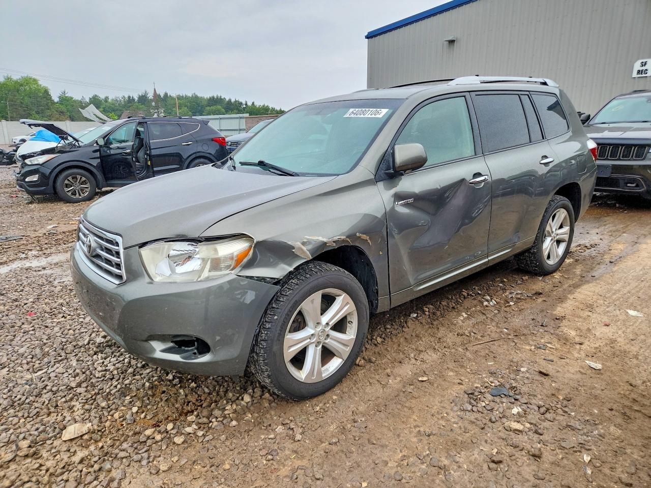 2009 Toyota Highlander Limited Gray vin: JTEES42A492115906