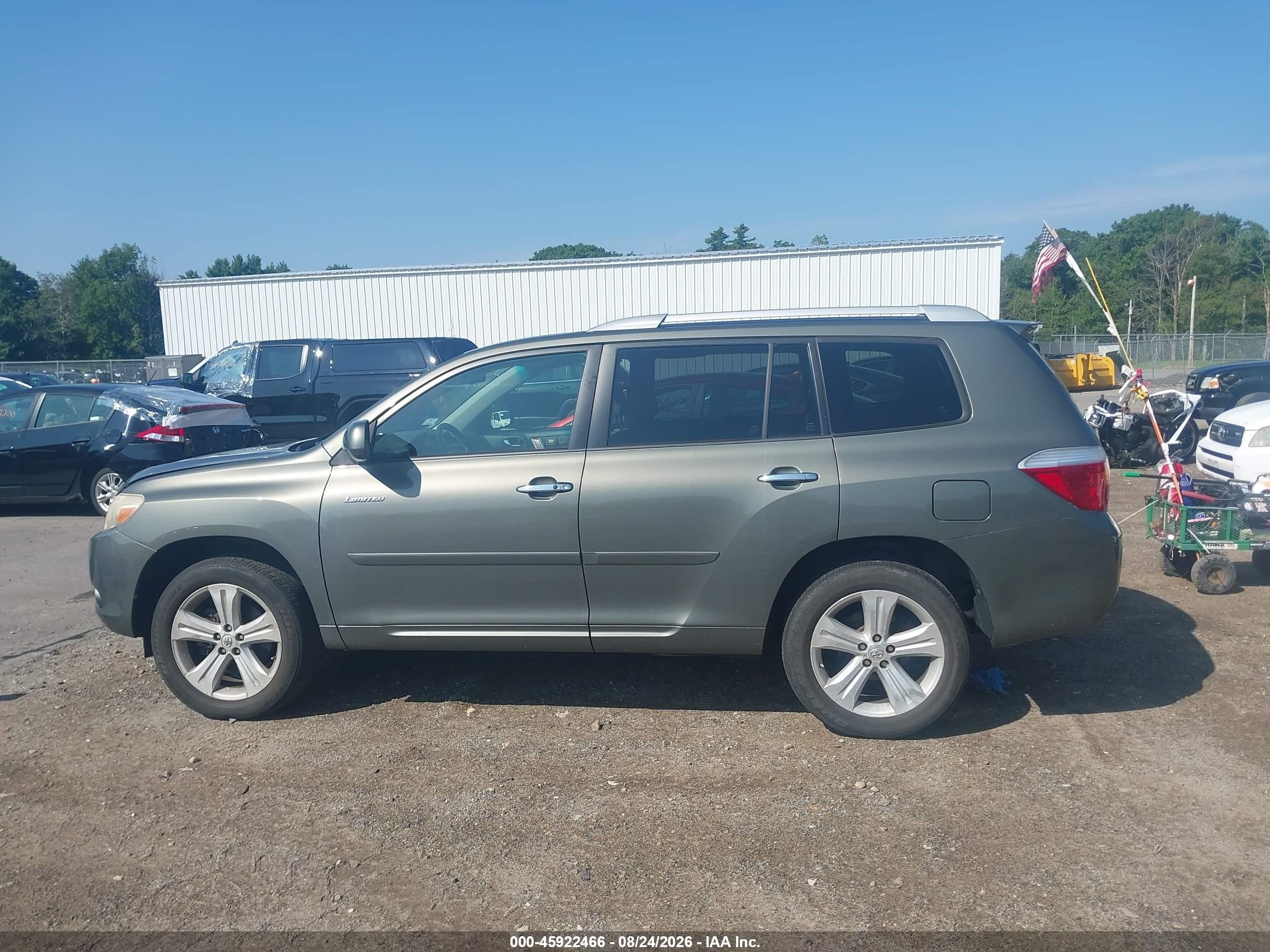 2009 Toyota Highlander Limited Gray vin: JTEES42A492149649
