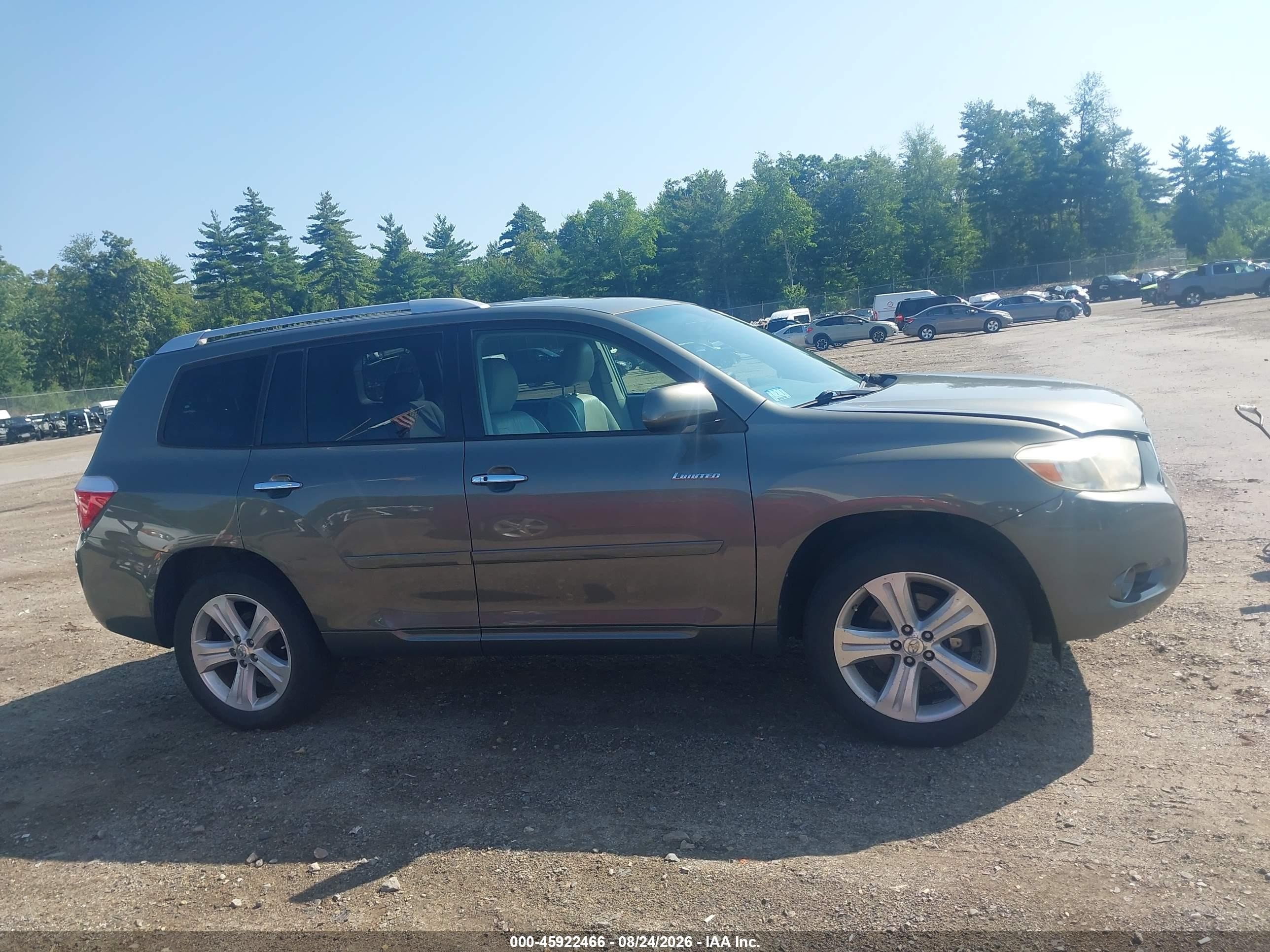 2009 Toyota Highlander Limited Gray vin: JTEES42A492149649