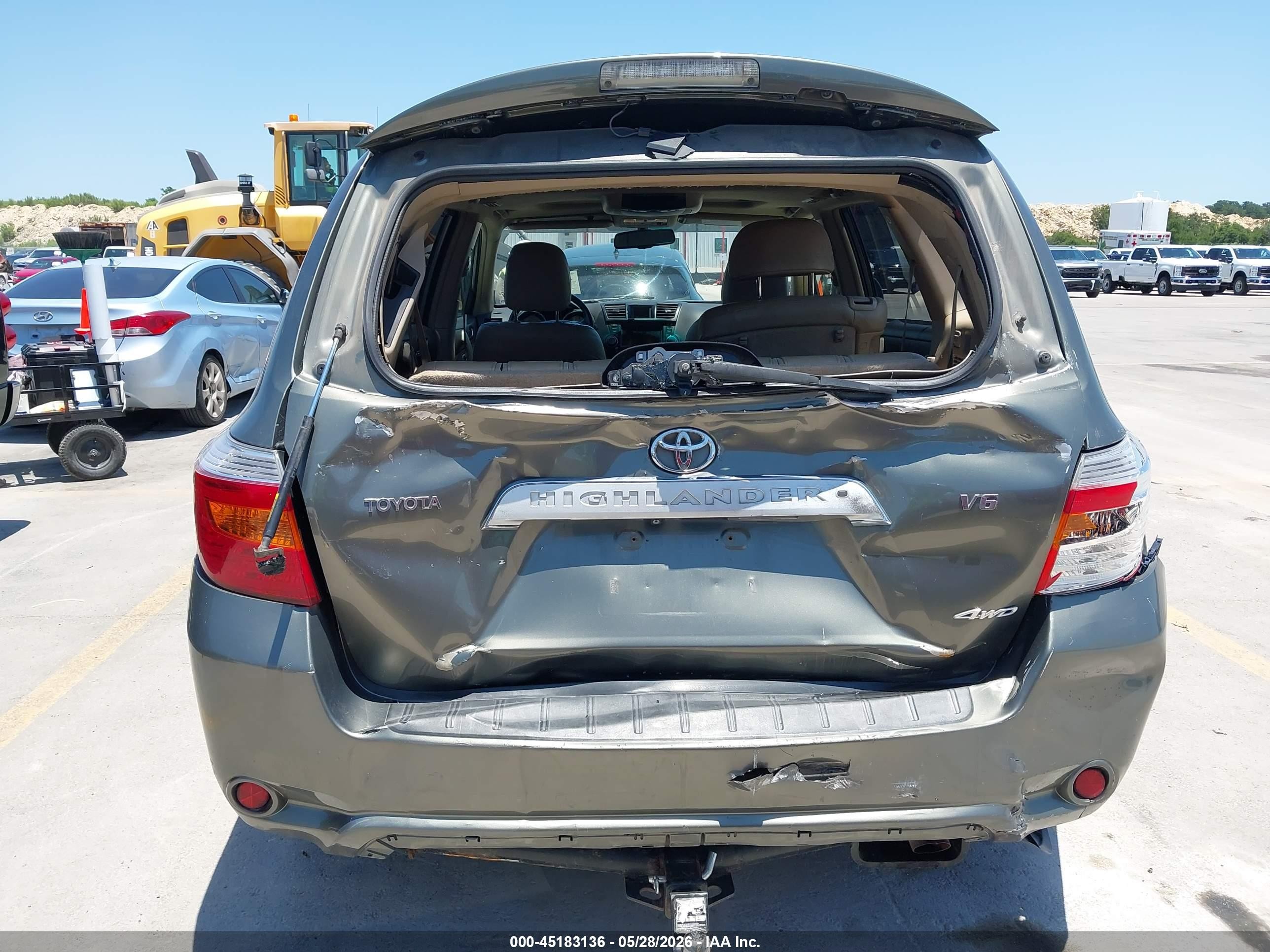 2008 Toyota Highlander Limited Green vin: JTEES42A582039904