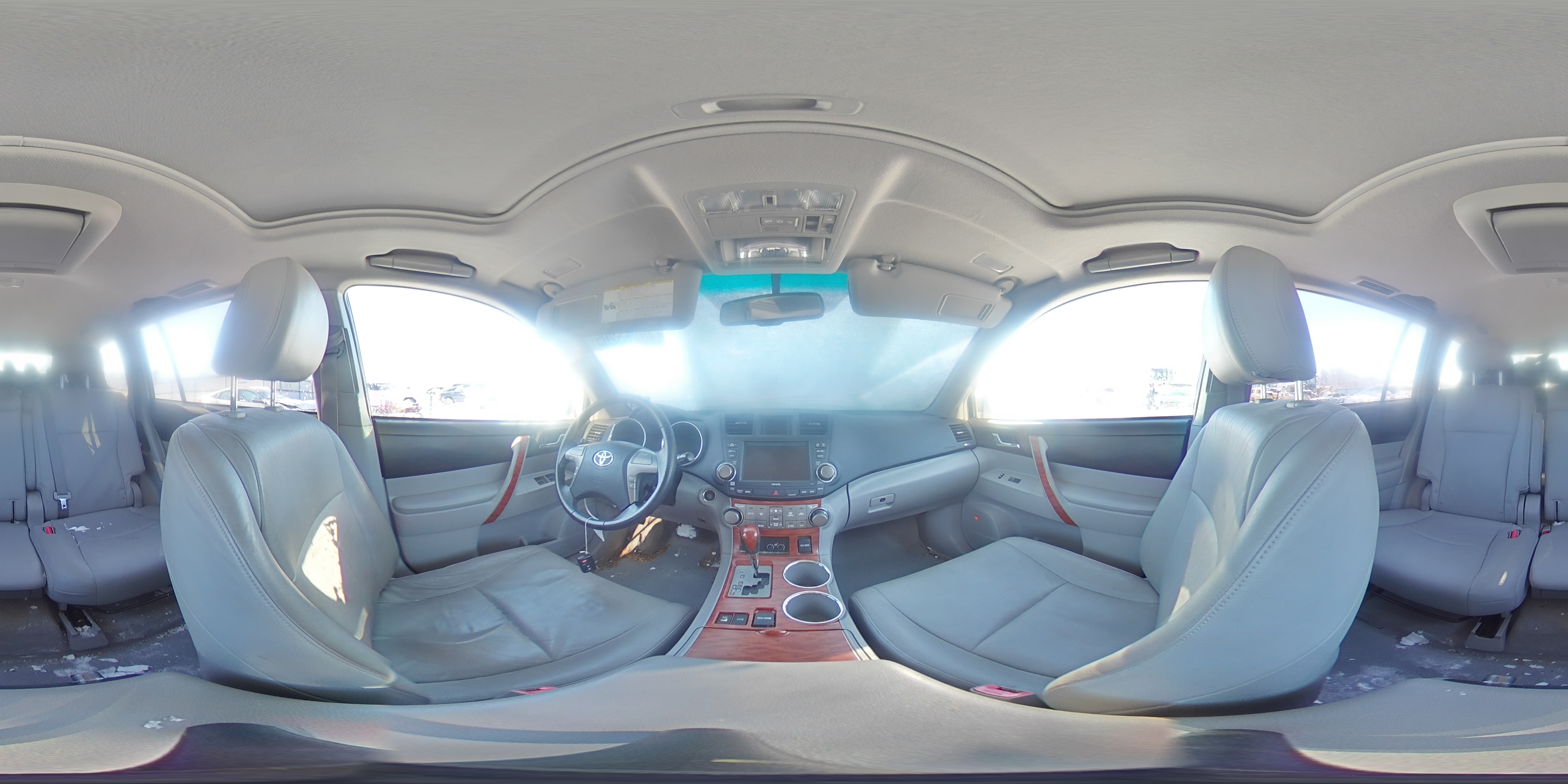 2008 Toyota Highlander Limited Blue vin: JTEES42A582053219